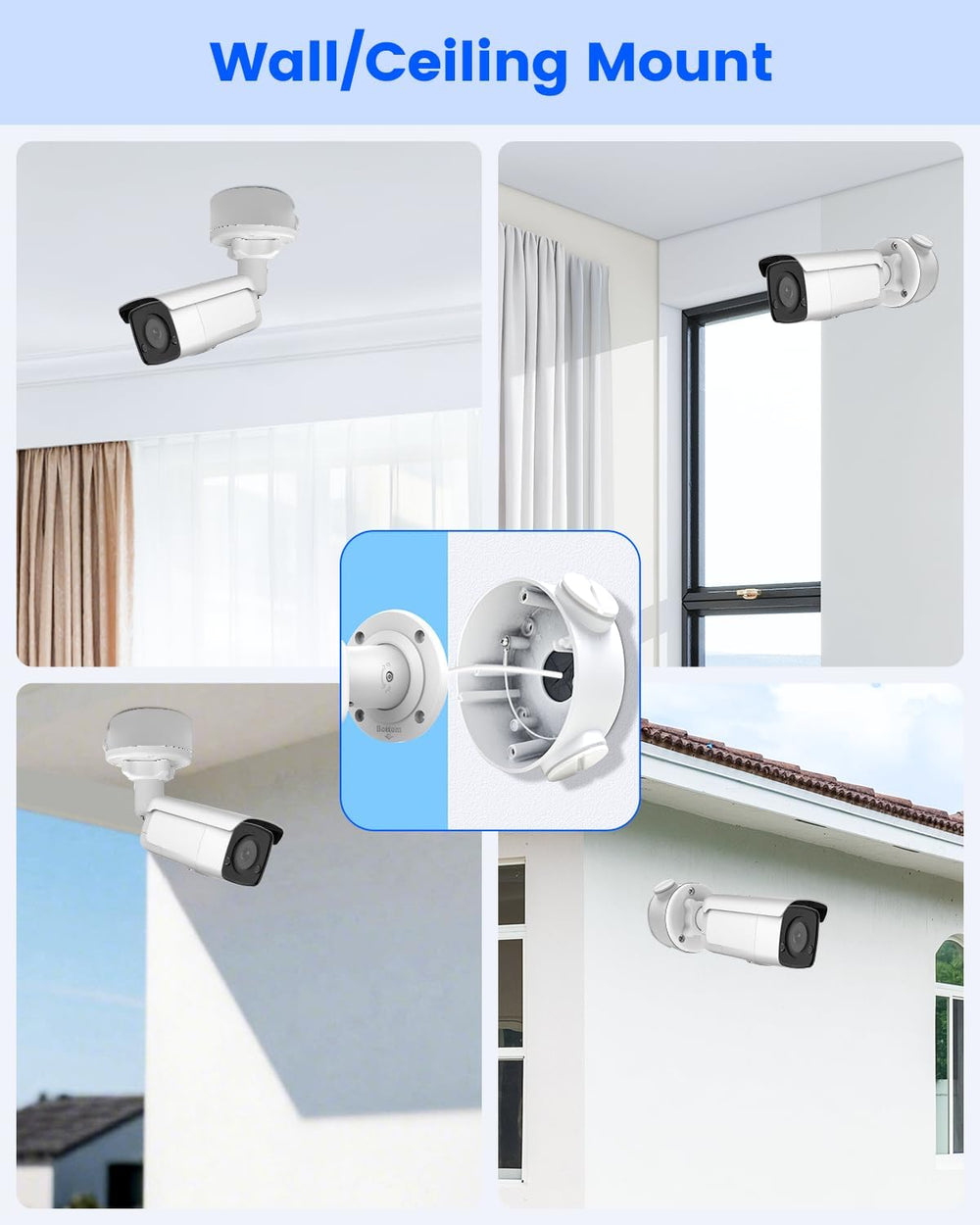 WE-DS-1260ZJ Metal Junction Box for Bullet Security Cameras