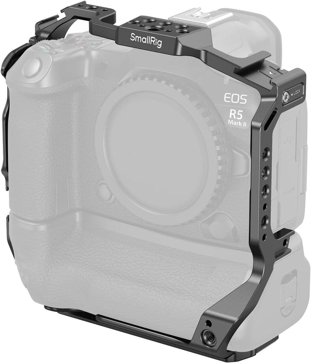 SmallRig R5 Mark II with Battery Grip BG-R20 Camera Cage