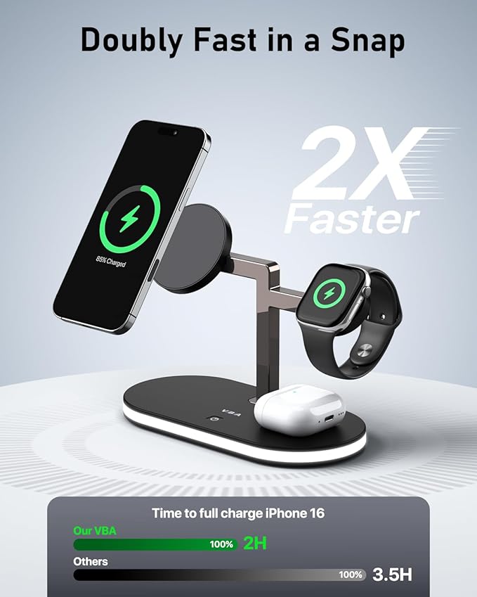 VBA 4 in 1 Wireless Charging Station