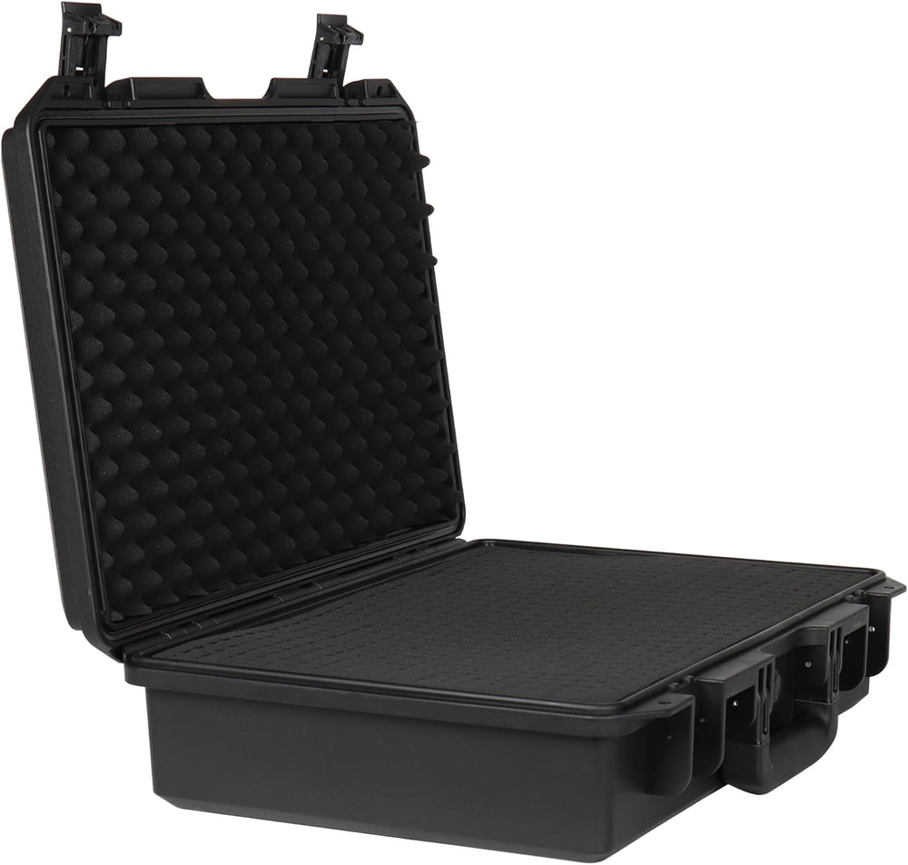 IP67 Waterproof Protective Hard Case with Custom Foam Insert, 18", Black
