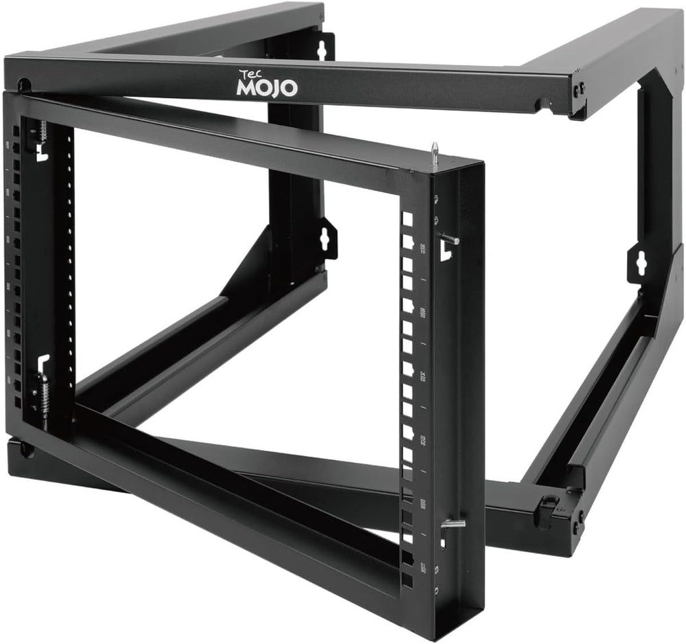 Tecmojo 6U Wall Mount Server Rack Swing Gate, 19in Computer/AV/Data/IT/Media