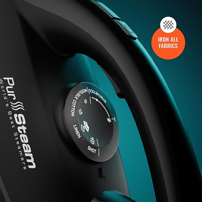Pursteam Steam Station Max Ceramic Soleplate Steam Iron