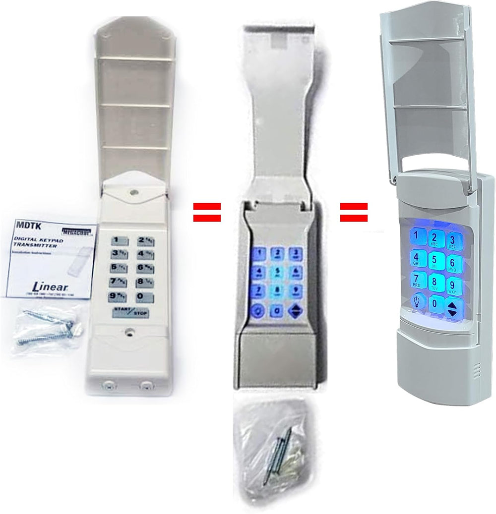 Linear Wireless Keypad DNT00094 Wall-mountable Backlit NMTK Replaces LPWKP Me...