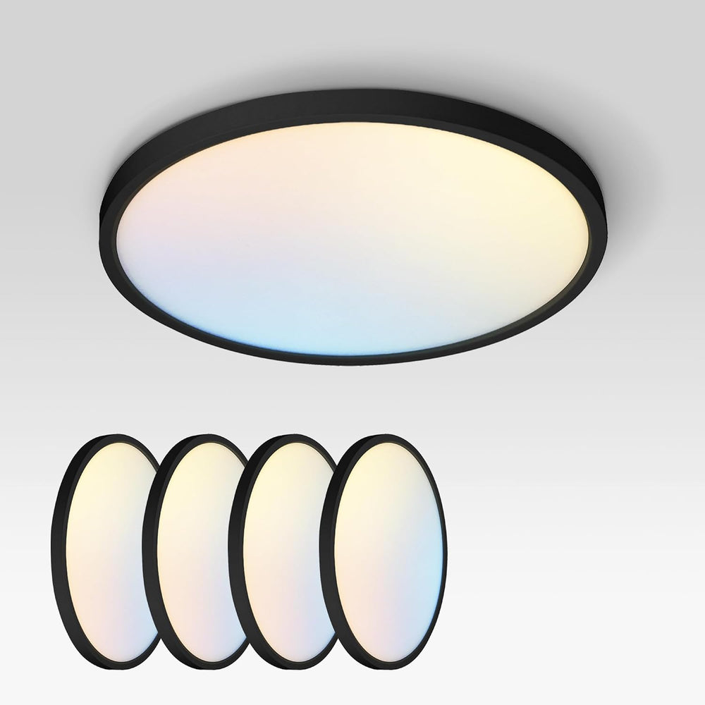 ASD LED 12" Round Flush Mount Ceiling Light Fixture, Low Profile Surface...