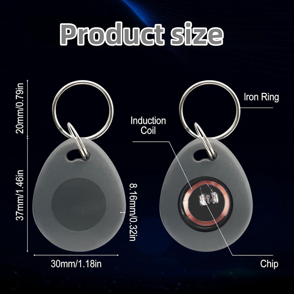 100 pcs 26 Bit Proximity Key Fobs Weigand Prox Keyfobs Compatable with ISOPro...