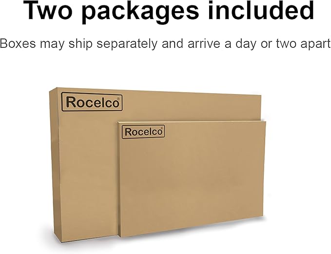 Rocelco 43" Height Adjustable Standing Desk Converter