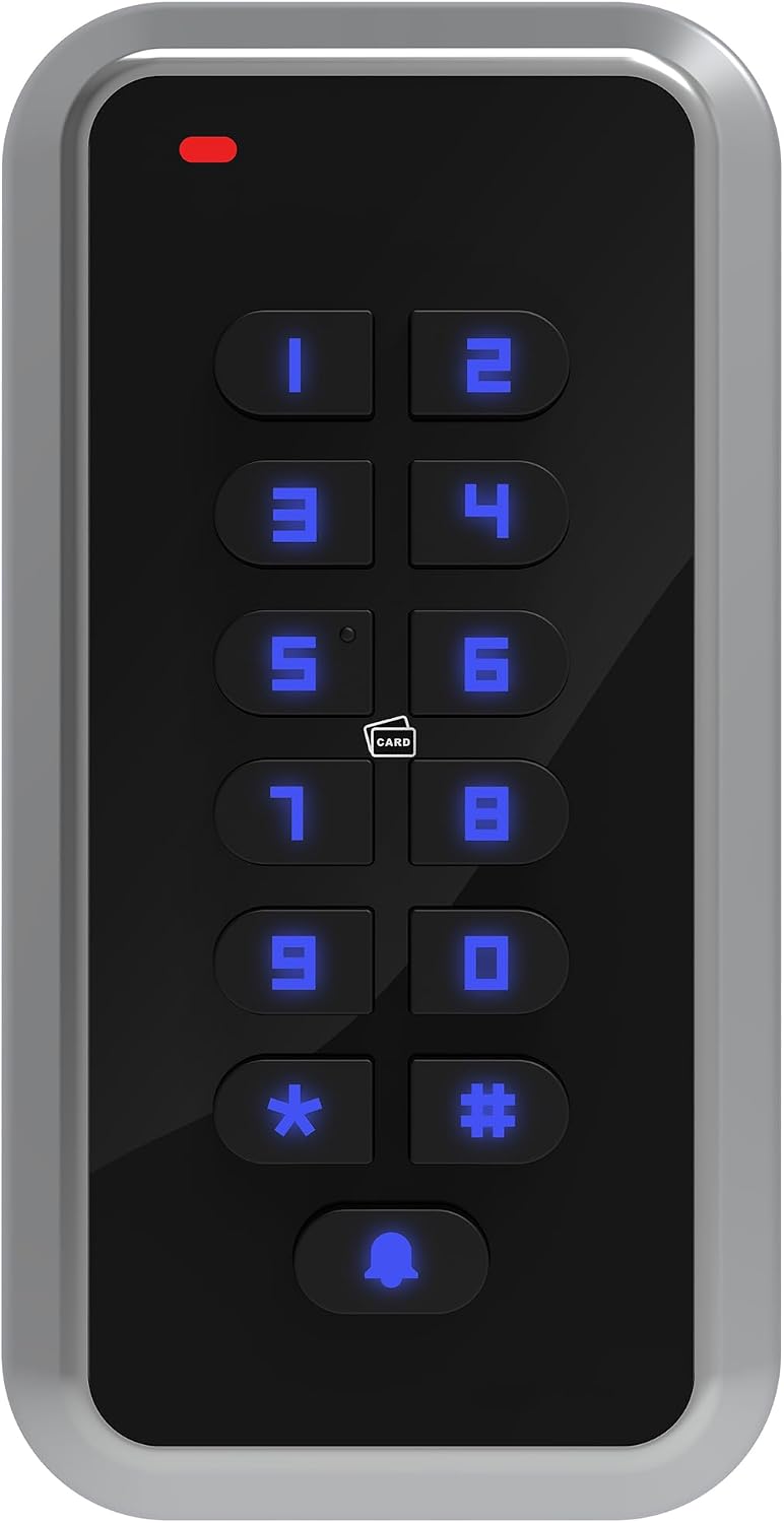 UHPPOTE 125KHz RFID Door Access Control Keypad Card Reader Metal Shell