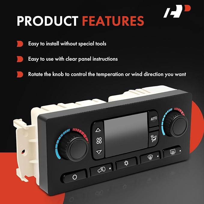 A-Premium Automatic Climate Control Module A/C & Heater Control Panel Com...