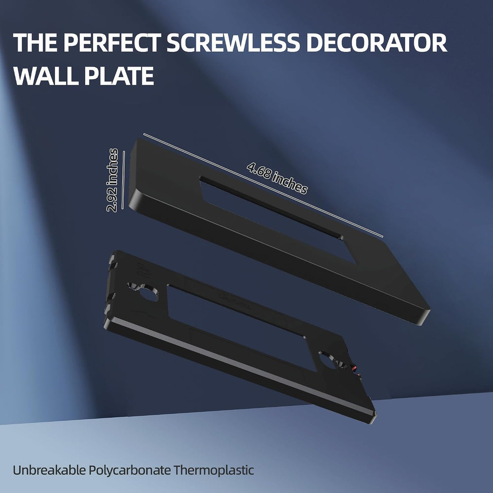 ThunderWay Matte Black 3 Way Decorative Light Switch (30 Pack)