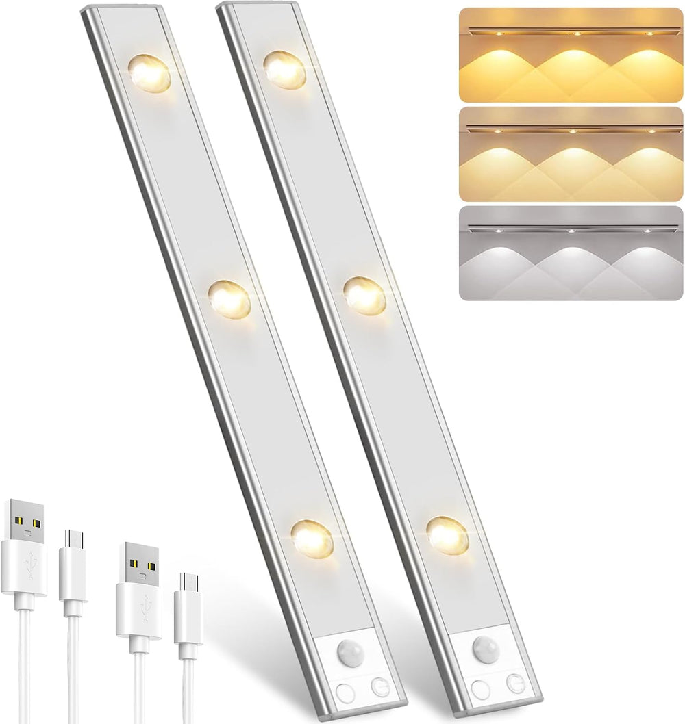 Pak Under Cabinet Lights, Rechargeable Motion Sensor Light Indoor, Wireless a...