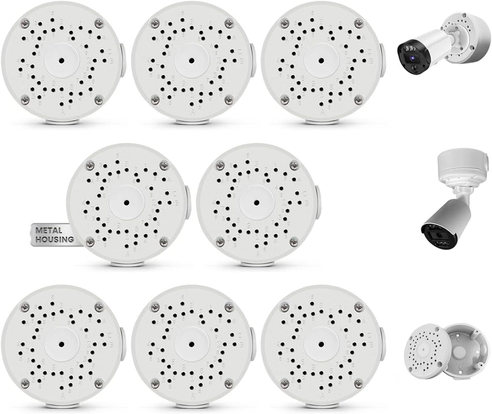 Universal Security Camera Junction Box, Metal Hide Cable Junction Boxes