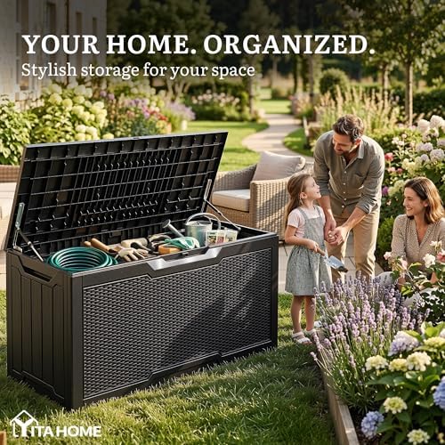 YITAHOME 80 Gallon Outdoor Storage Box