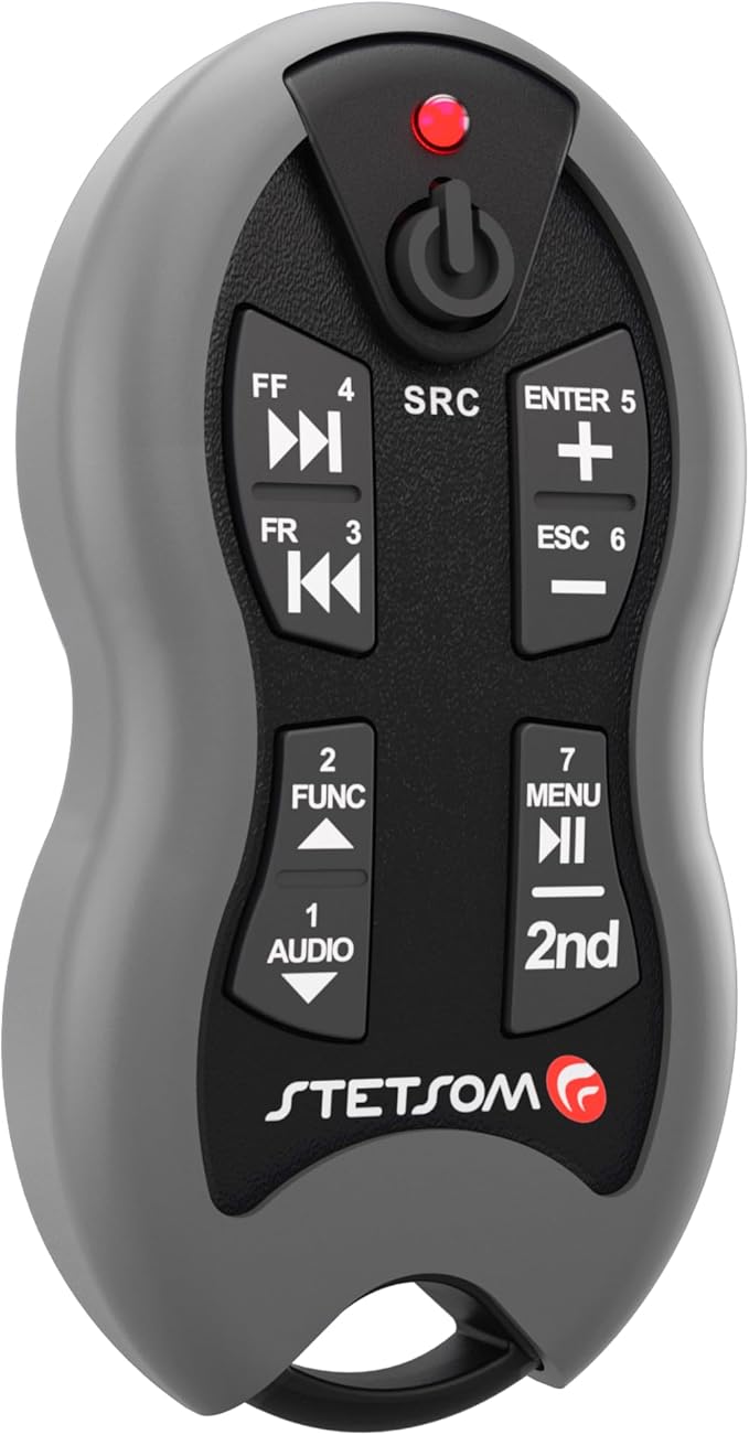 Stetsom SX2 - Universal Remote Control, Long Range, 16 Functions, Learning Mode