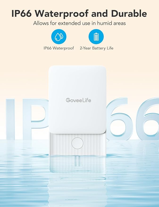 GoveeLife Premium Smart Water Leak Detector 2 (3 Pack)