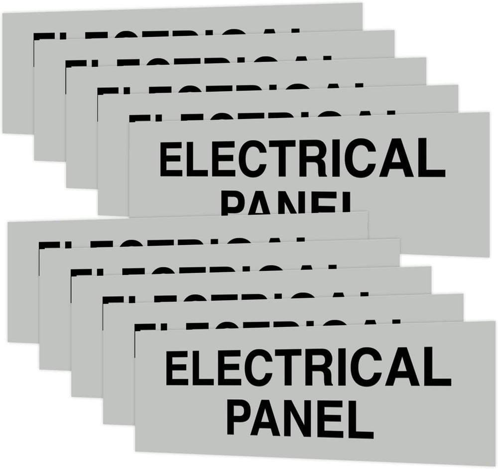 All Quality Basic Electrical Panel Sign (10 Pack)