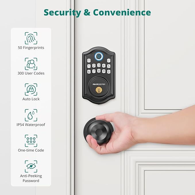 AkaGear DS10 Keyless Entry Door Lock