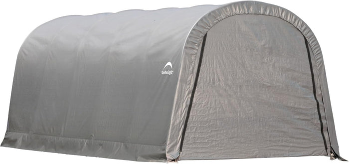 Garage-in-a-Box 12 x 20 x 8 ft. Roundtop Replacement Cover (Frame Not Included) 7.5 oz. Gray