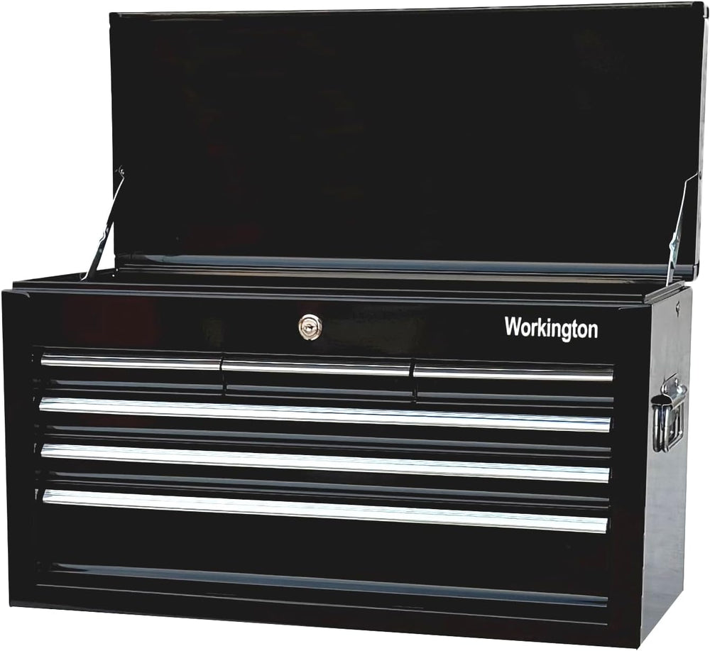 Workington Portable Metal Tool Chest with 6 Drawers, 24" 6-Drawer Tool C...