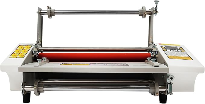 13 inch Laminator Machine Hot and Cold Roll Laminator 110V Digital Thermal
