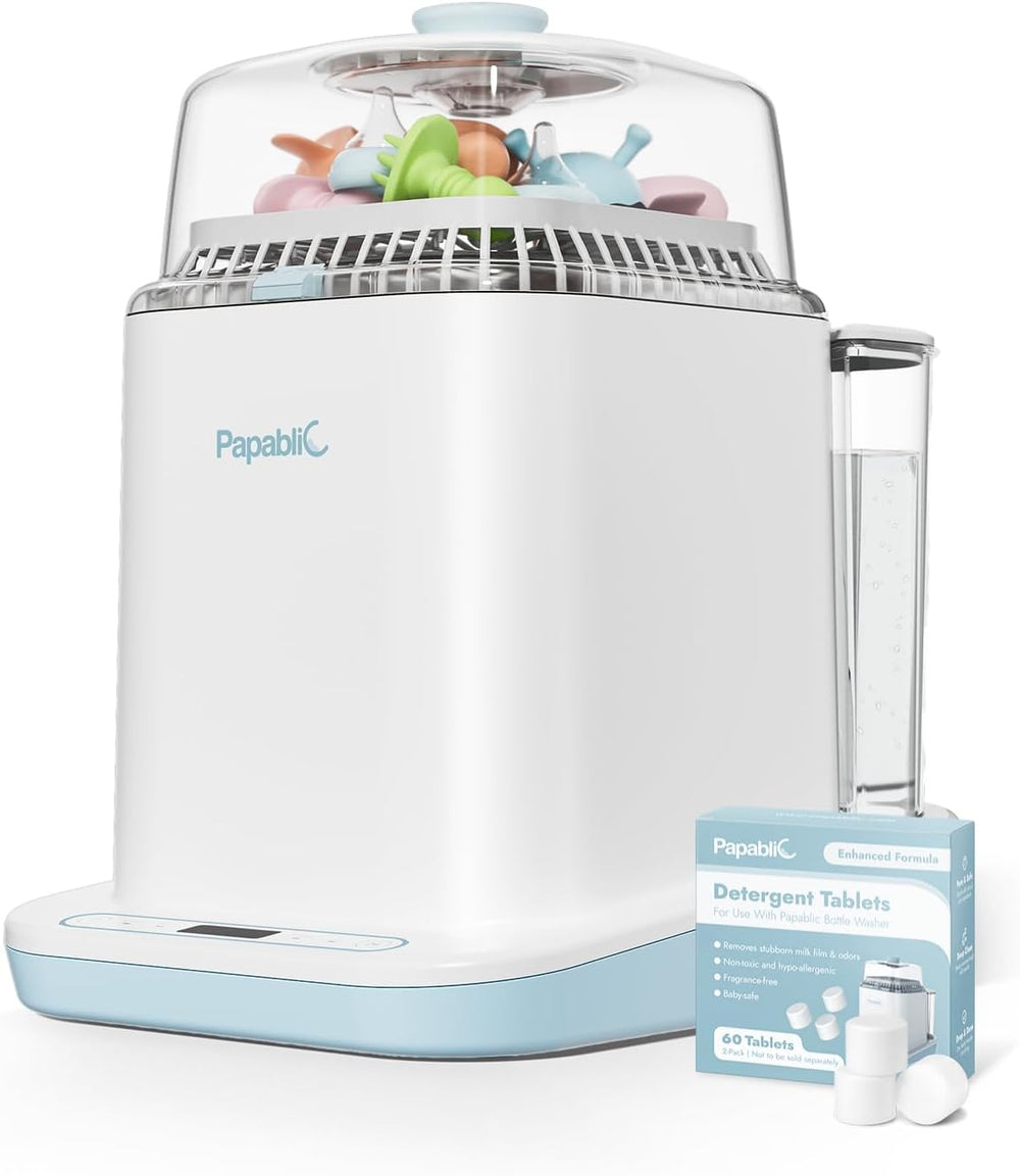 Papablic Bottle Washer Pro, Bottle Washer & Sterilizer & Dryer, 4-in-...