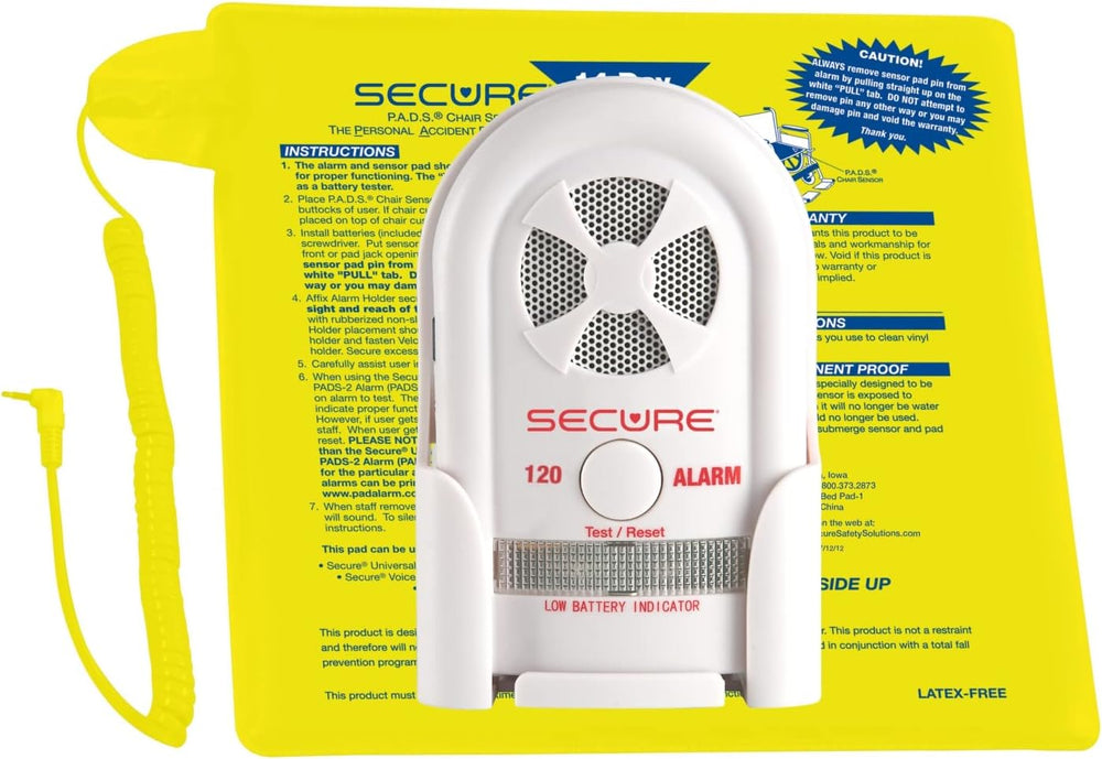 Secure Chair Alarm for Elderly Fall Prevention