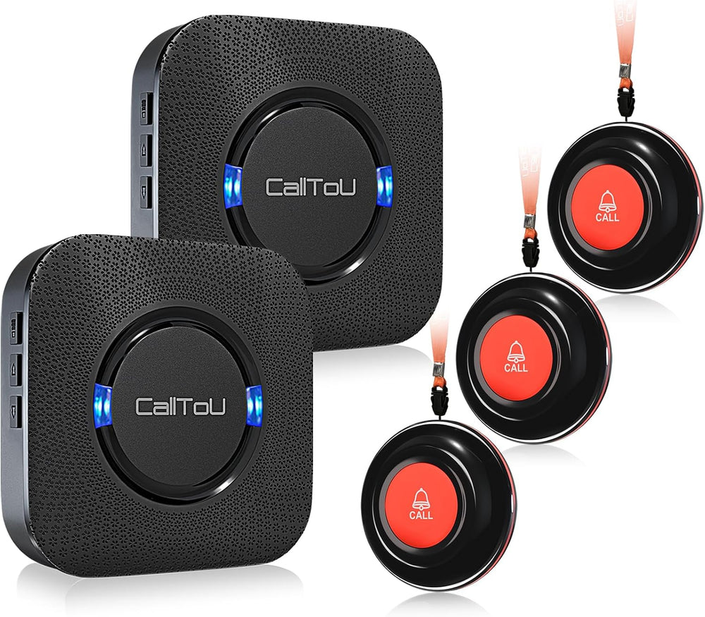 CallToU Caregiver Pager Wireless Call Bell Alert Button