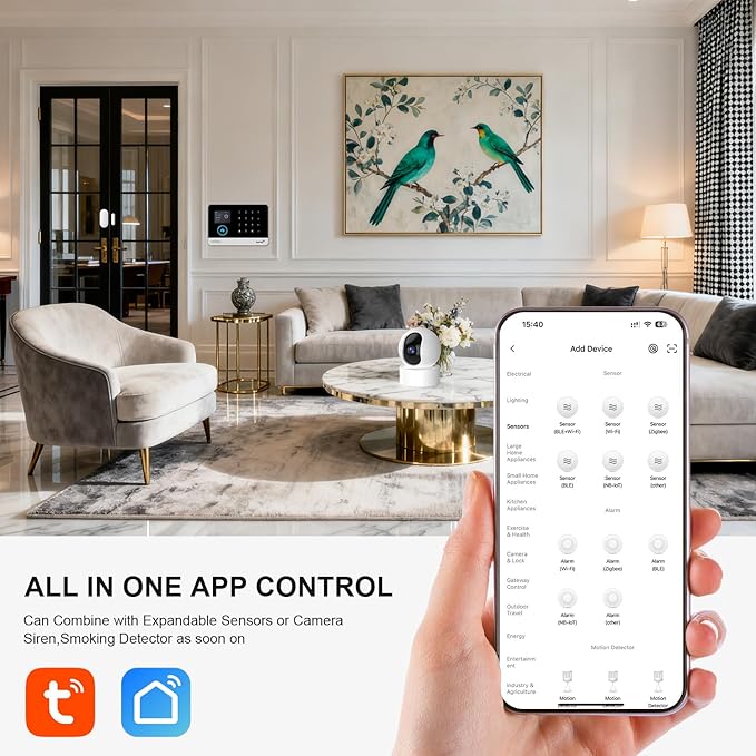 LWOHSI WiFi Alarm System, Wireless Home Security Systems