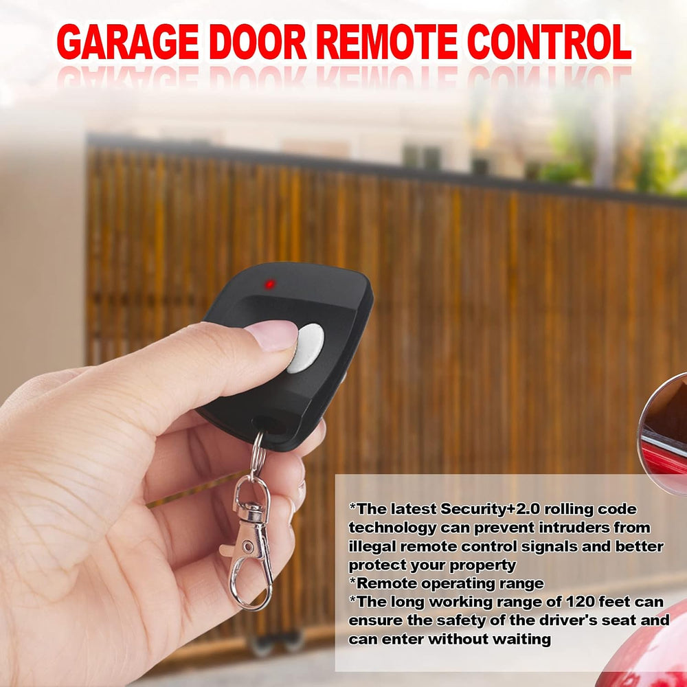 Kingdder 6 Pcs Gate Opener Compatible with Linear Delta 3, Black, White