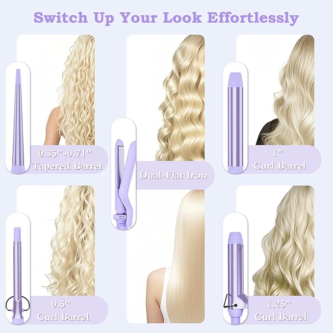 Birthday Gifts for Women, Ufree 5 in 1 Curling Iron