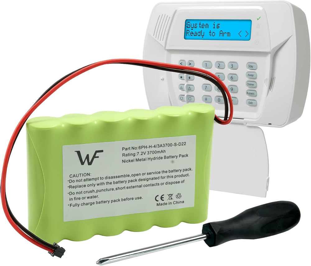 Replacement Battery+Tool for ADT DSC IMPASSA 9057 SCW9055 SCW9057 BH7236-SS