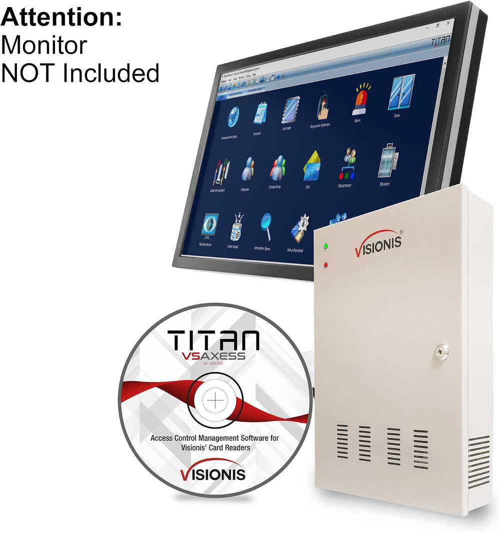 Visionis 4 Door Network Access Control Panel, TCP/IP, Software, Cabinet