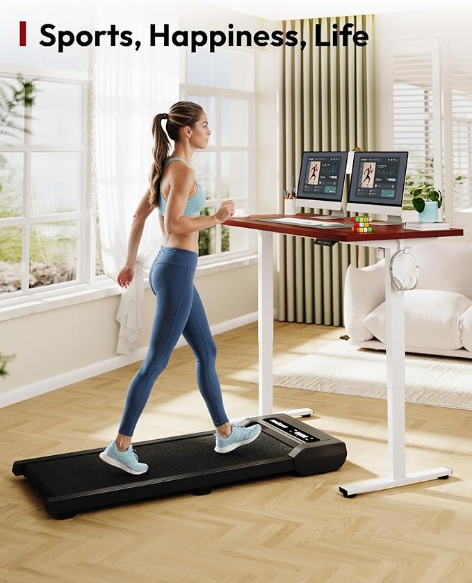 SANODESK Electric Standing Desk 48 x 30 Inches Whole-Piece Desktop Height