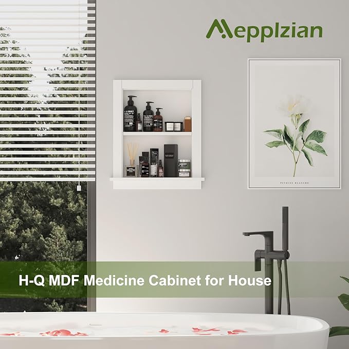 Recessed Medicine Cabinet for Bathroom Niche for Shower Wall for Bedroom