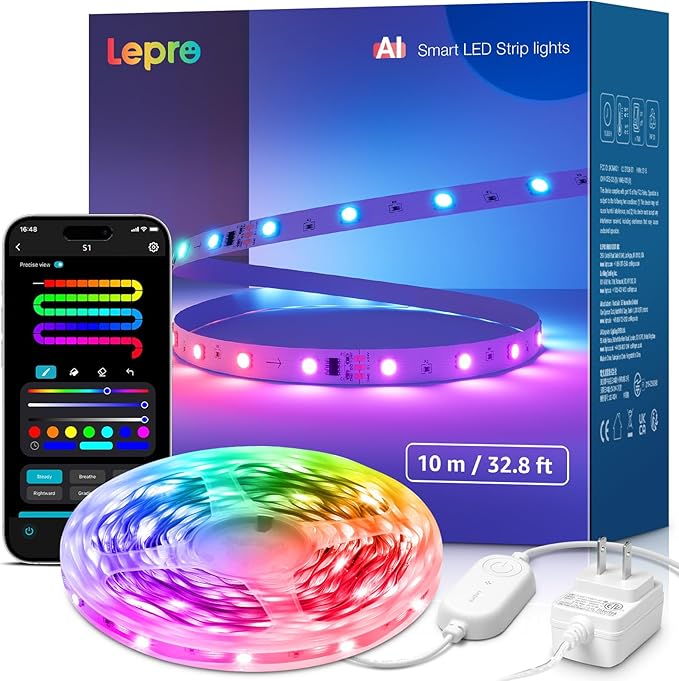 Lepro S1 AI LED Strip Lights for Bedroom
