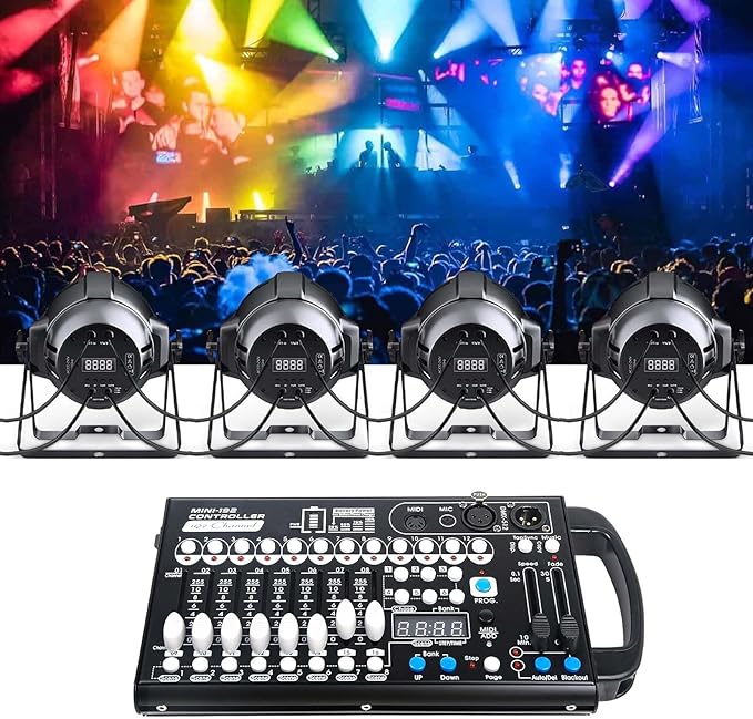 Battery Dmx Controller with Midi, Portable Dmx Controller