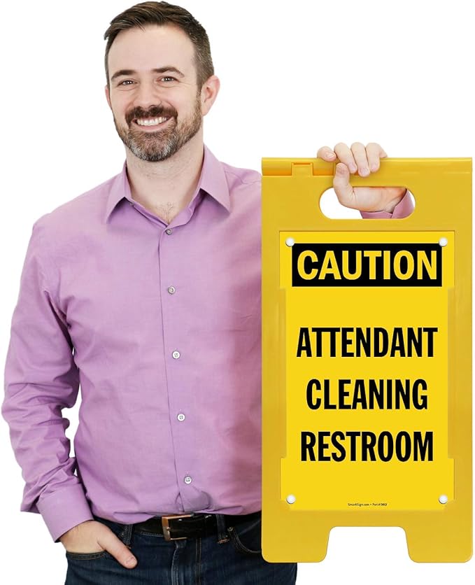 SmartSign 25 x 12 inch “Caution