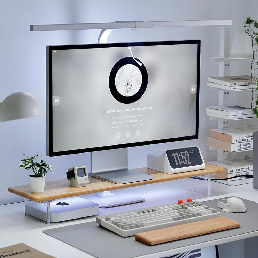 ROCDEER Bamboo Monitor Stand Riser