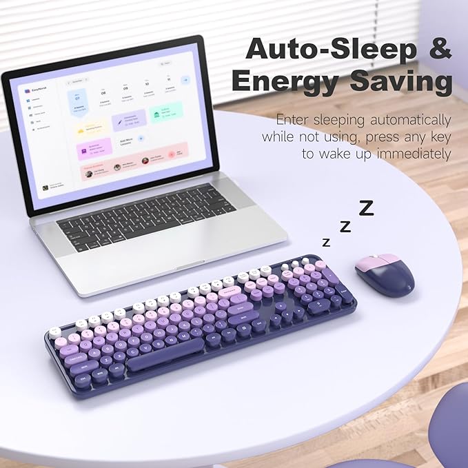 MOFII Wireless Keyboard and Mouse Combo, Full Size 2.4G Plug and Play