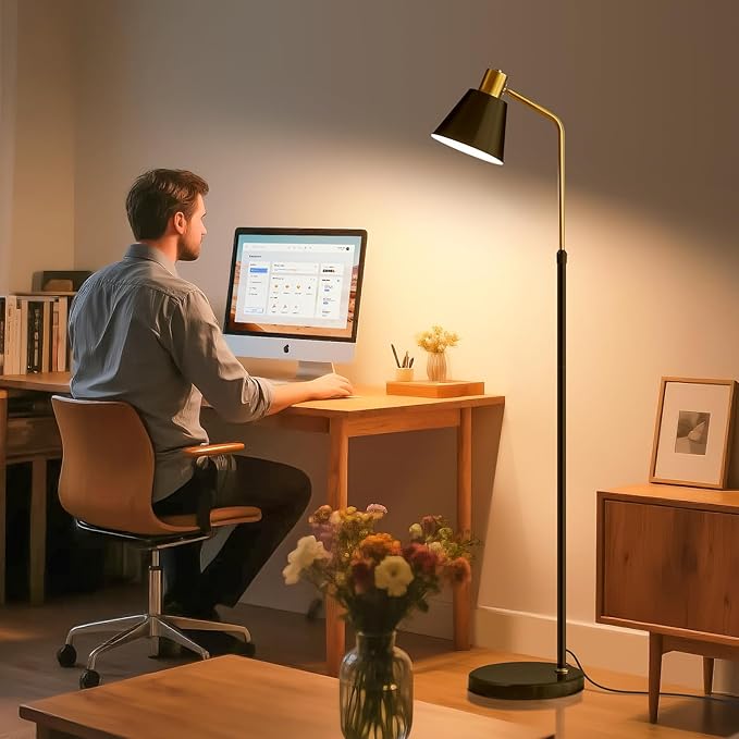 Dimmable Black Vintage Floor Lamps
