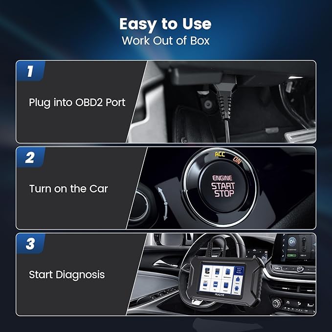 MUCAR CS6 OBD2 Scanner Diagnostic Tool, Engine Transmission BCM Car Scanner