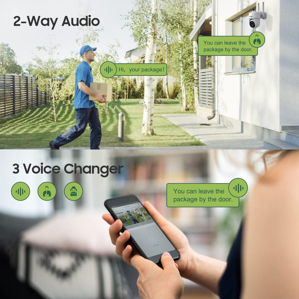 4G LTE Cellular Security Camera Outdoor Wireless, No WiFi Needed, Solar