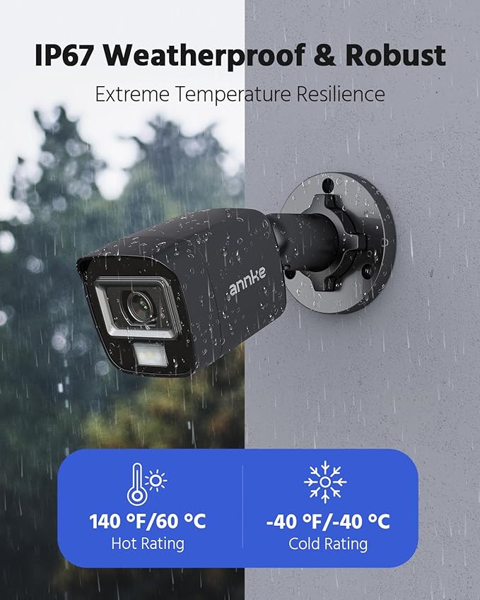 ANNKE 3K Lite Wired Security Camera System Outdoor