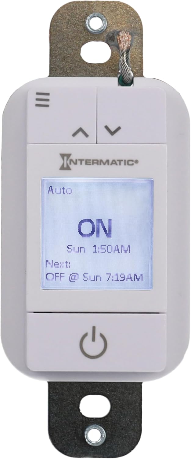 Intermatic ST700W Ascend 7-Day in-Wall Programmable Timer