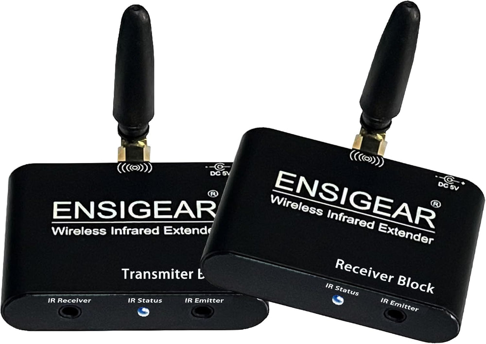 ENSIGEAR Wireless IR Repeater Kit, Infrared Remote Control Extender, Infrared