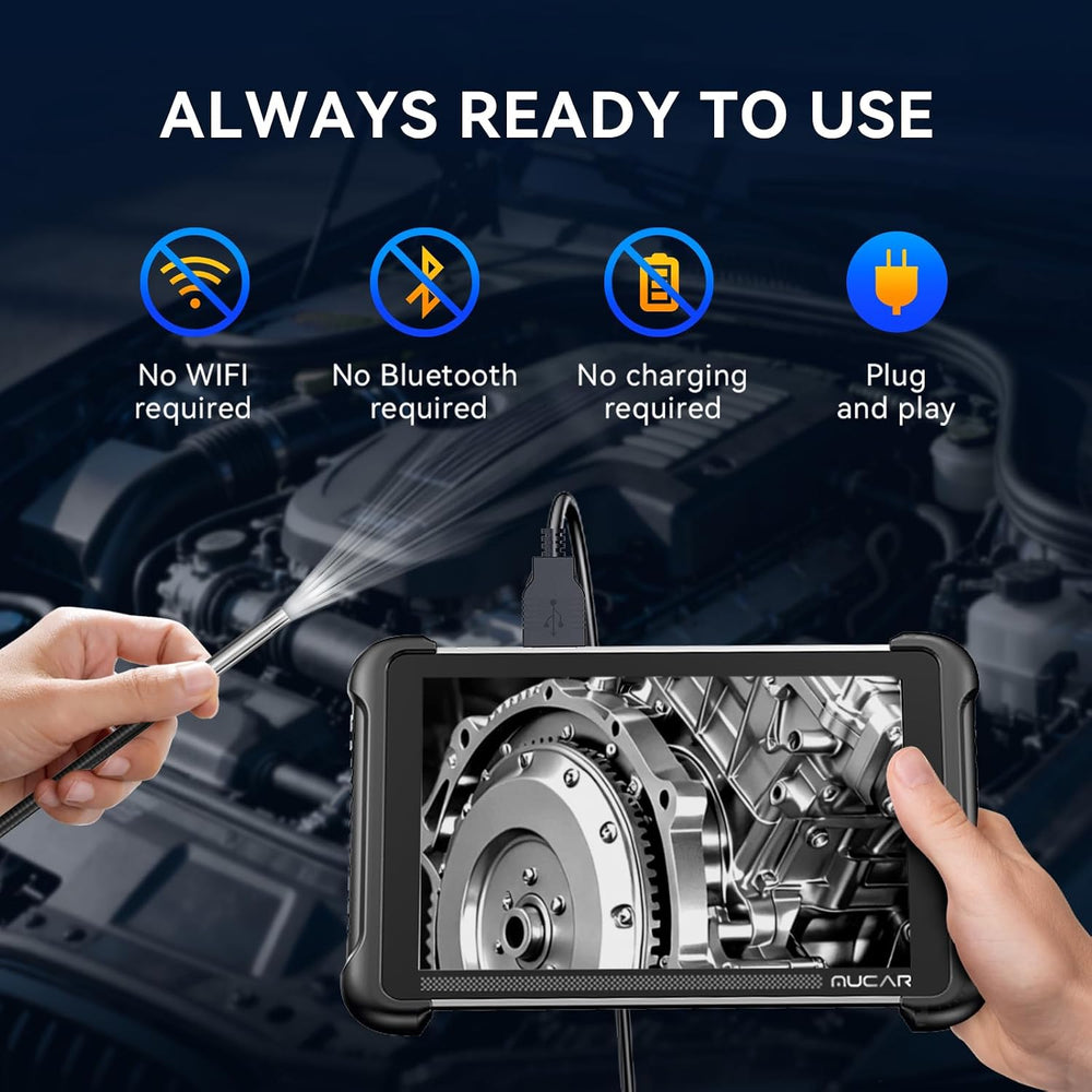 MUCAR E021 USB Endoscope Borescope, Compatible with PC and MUCAR Scanners
