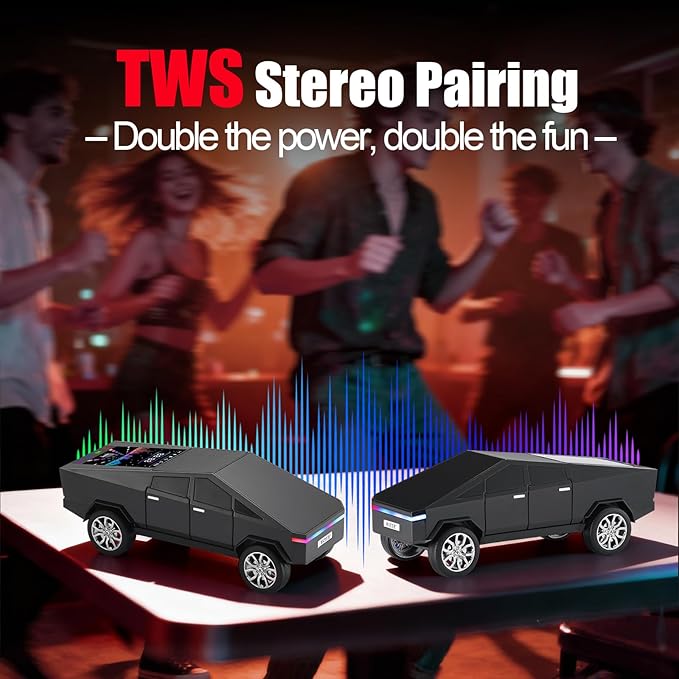 WSTER Portable Car Model Bluetooth Speaker