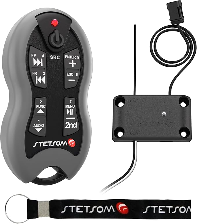 Stetsom SX2 - Universal Remote Control, Long Range, 16 Functions, Learning Mode
