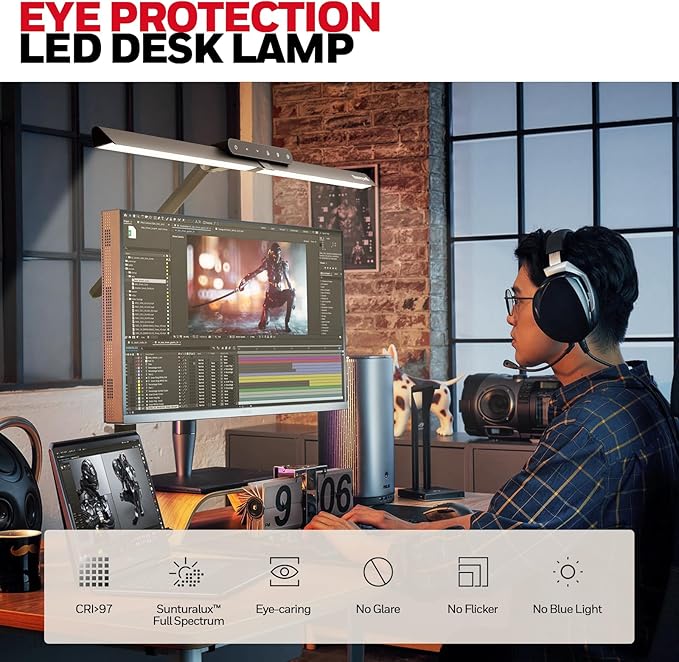 Honeywell LED Desk Lamp with Clamp