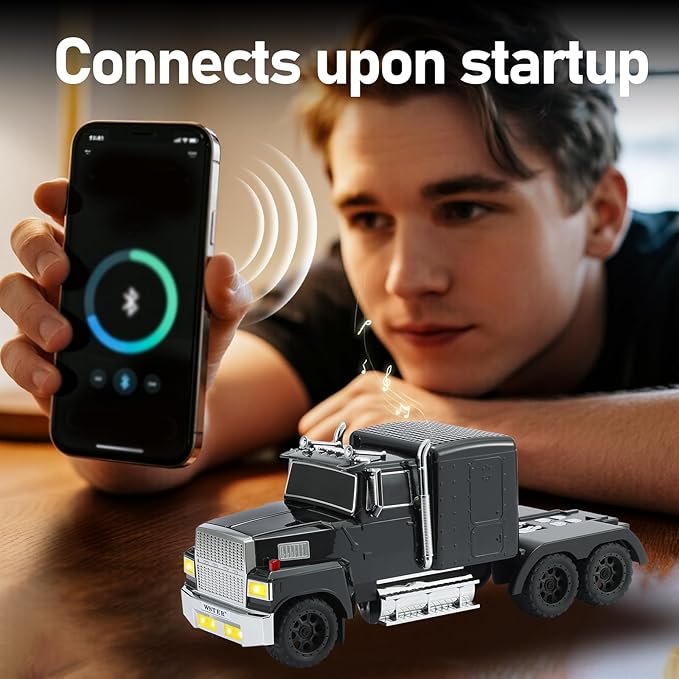 WSTER American Truck Bluetooth Speaker, Retro Car Model，Portable Wireless