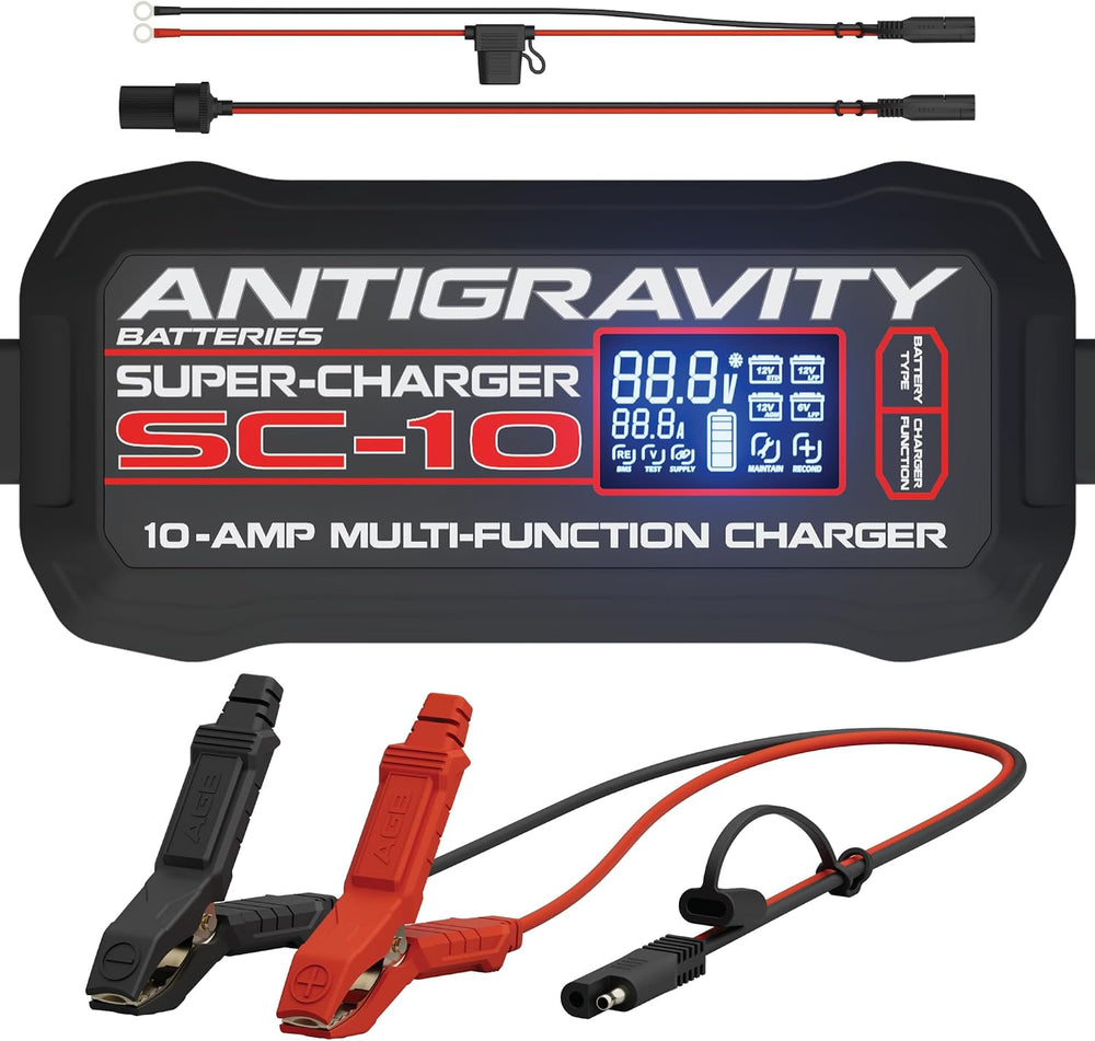 Antigravity SC-10 Super-Charger 10A Smart Battery Charger & Maintainer